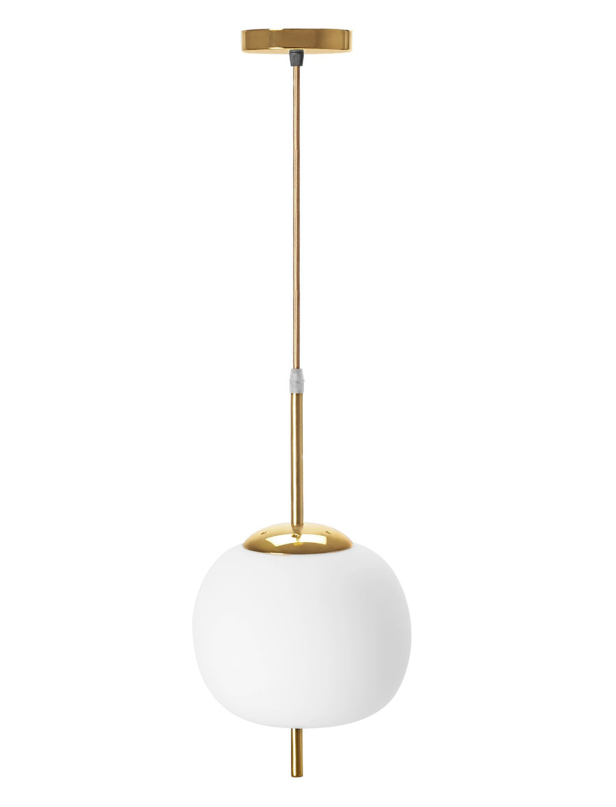 Lampa Sufitowa Wisząca Szklana Kula APP669-1CP Złota
