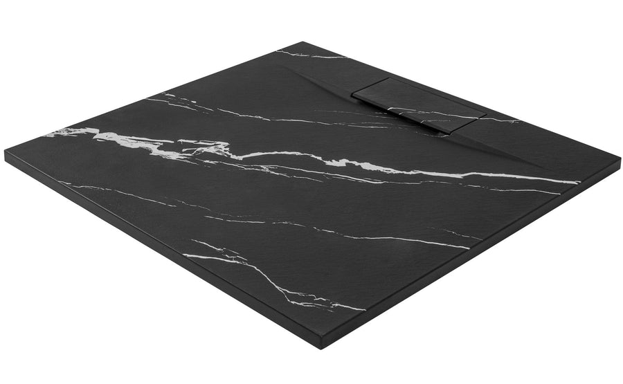 Brodzik prysznicowy Bazalt CARRARA BLACK 90x90