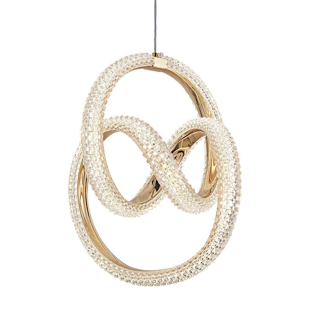 LAMPA WISZĄCA LED G068-CP Złota  6