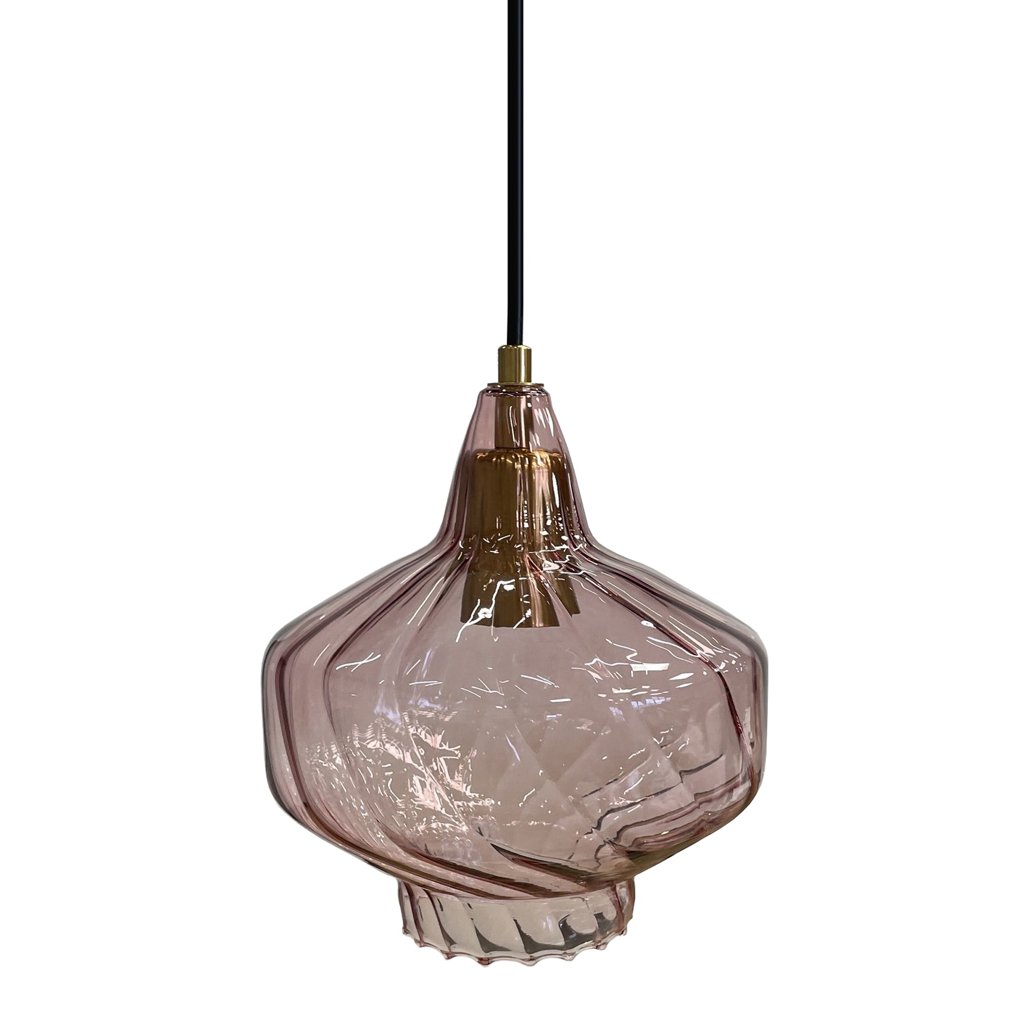Lampa Wisząca APP1123-1CP Różowa  1