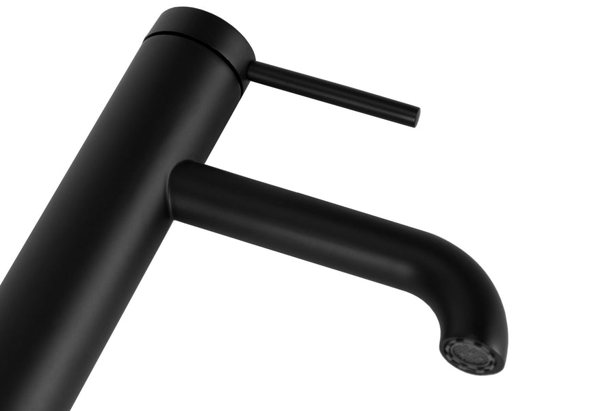 Bateria Umywalkowa REA SPOT Czarna Black Niska