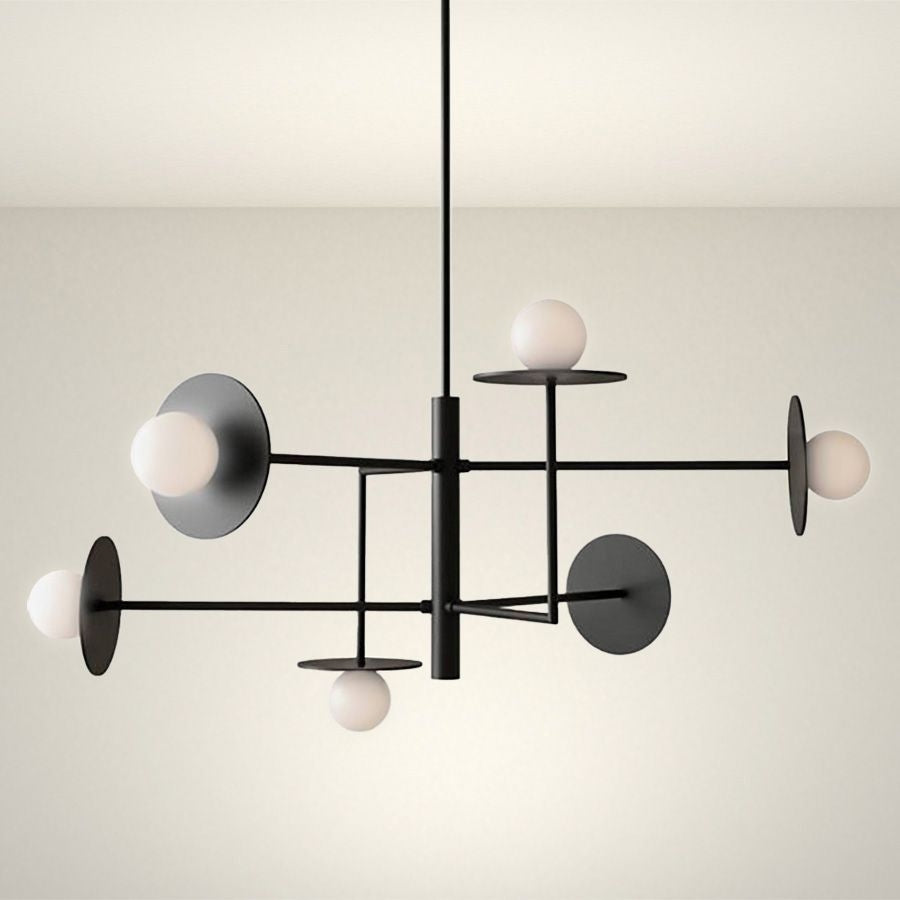 Lampa Wisząca APP1668-6CP Black  7