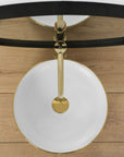 Umywalka Ceramika Nablatowa SAMI GOLD/WHITE