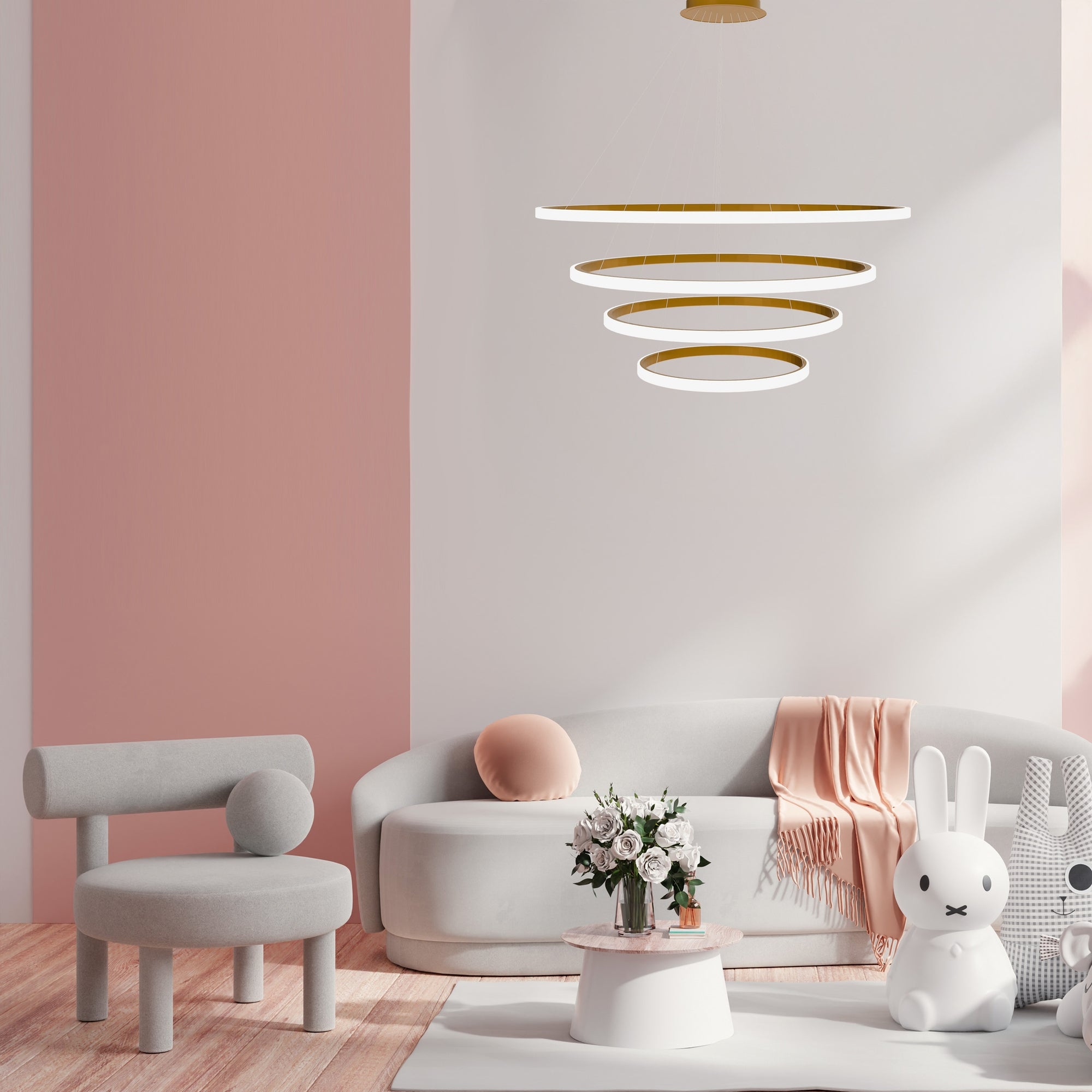 Lampa Wisząca Lhj010-cp4 Brush Gold  3