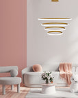 Lampa Wisząca Lhj010-cp4 Brush Gold  3