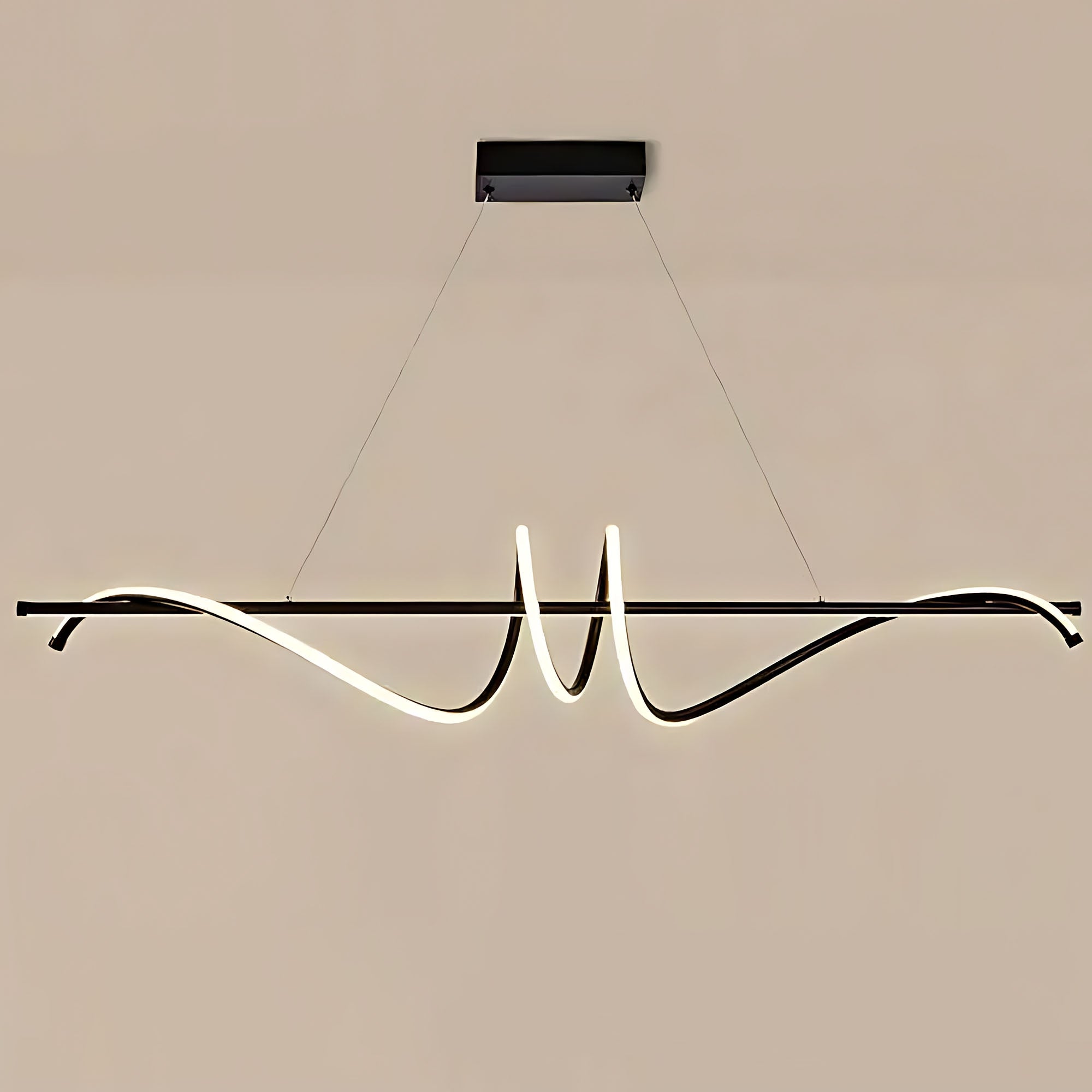 Lampa Wisząca Led Lhj023-cp 120 Cm Czarna  10