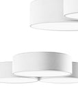 Lampa Plafon APP879-C Triple 3x40cm Biała