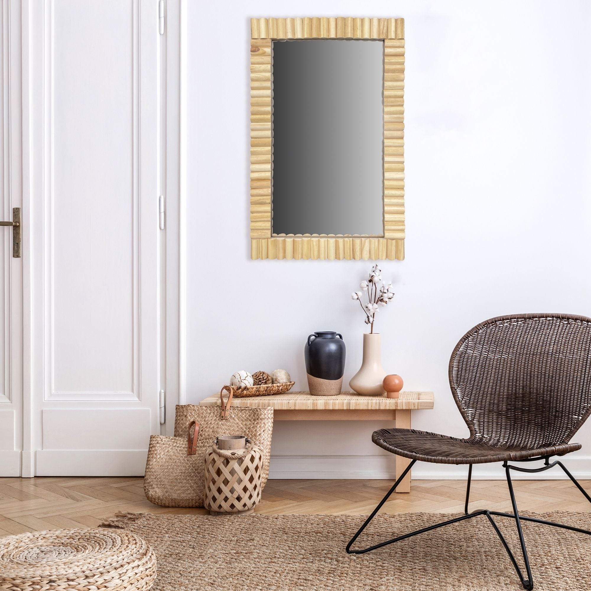 Lustro Ścienne Boho 55cm Klna-mr03  6