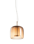 Lampa Sufitowa Wisząca Szklana Amber APP613-1CP