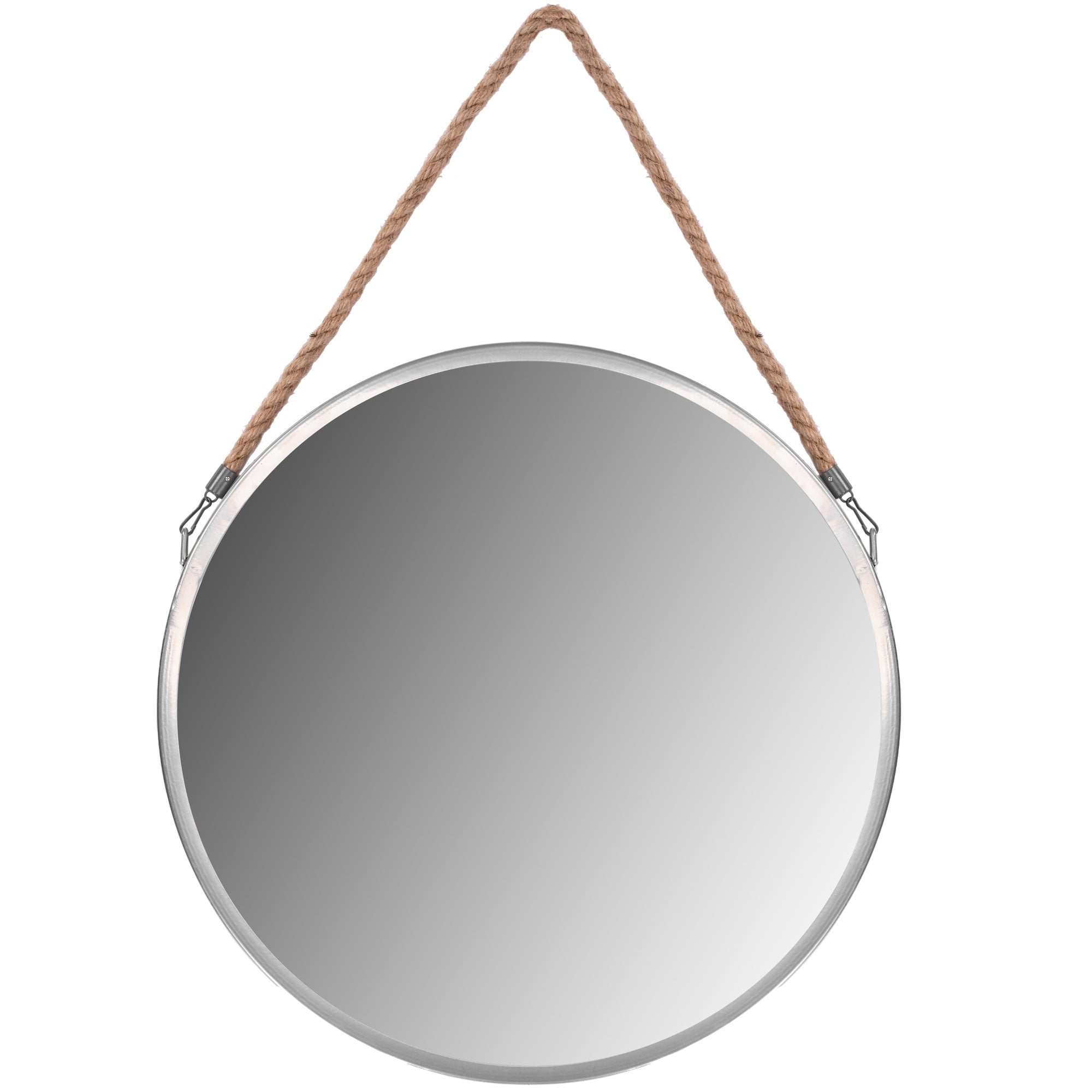 Lustro Na Linie Okrągłe Srebrne 40cm Klmh-0410s-1  1