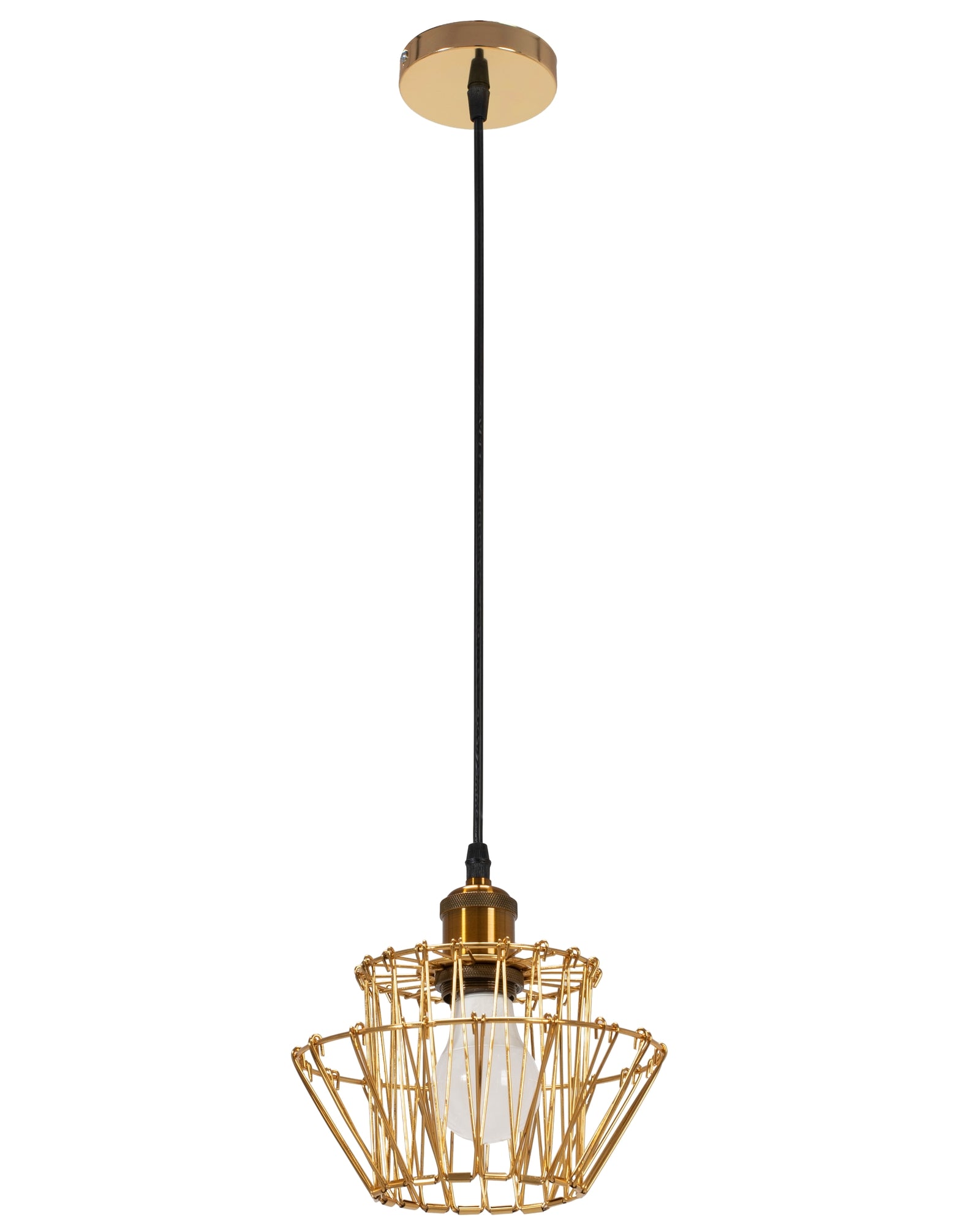 Lampa Sufitowa Wisząca APP942-1CP Set 36cm Złota  3