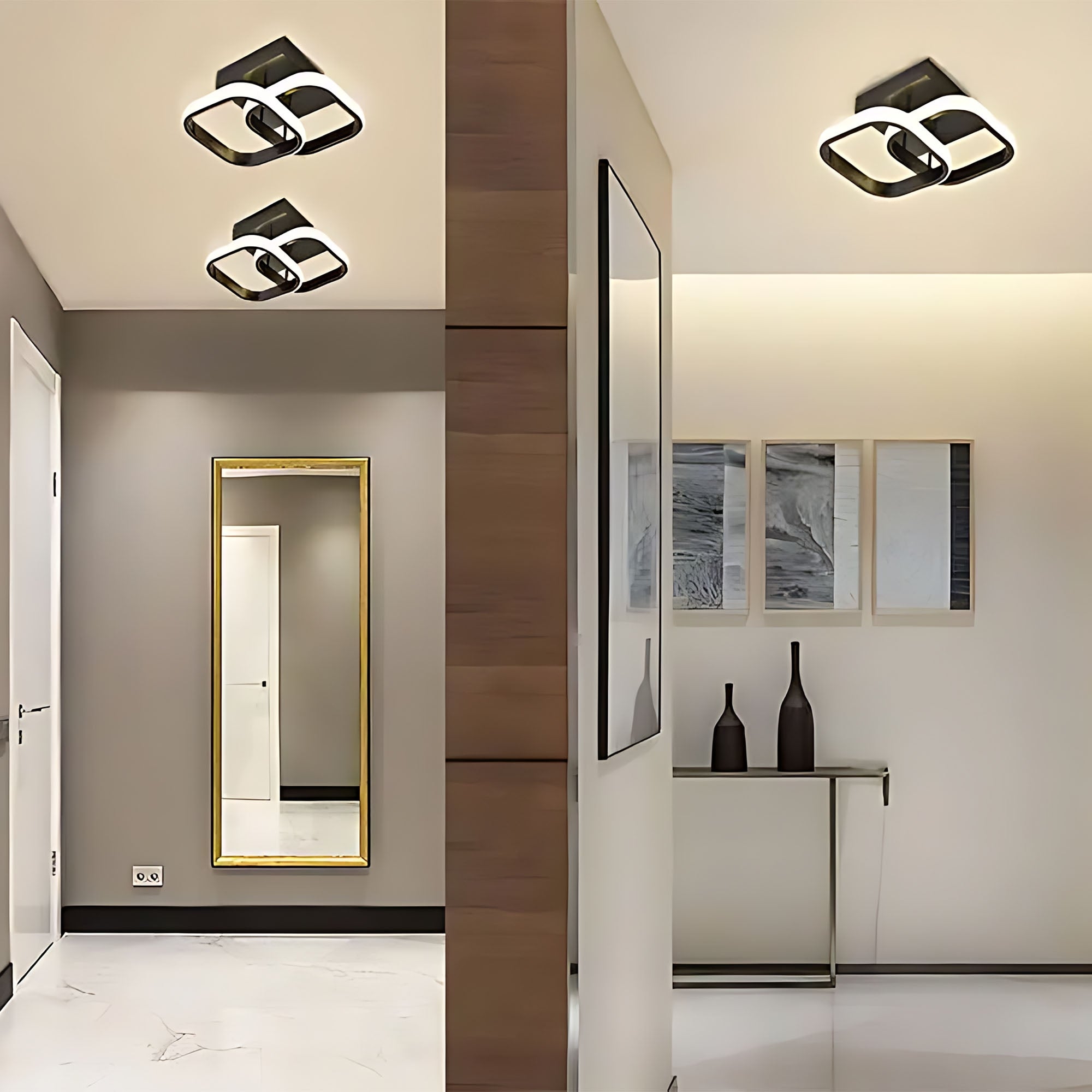 Lampa Sufitowa Plafon Lhj074-c Czarna  10