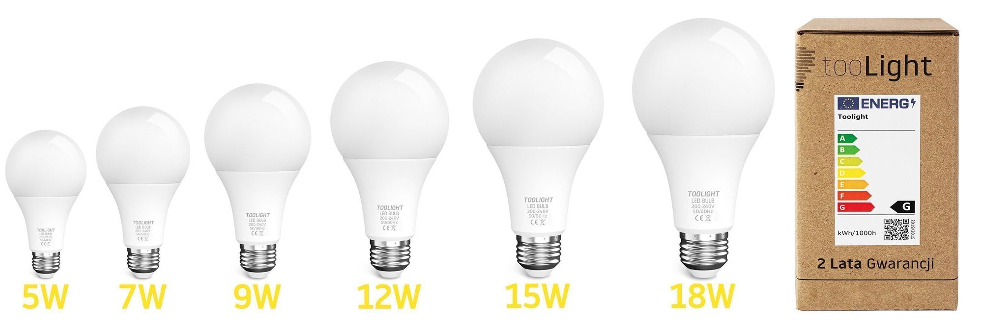 Żarówka LED Zimna E-27 15W RSL031
