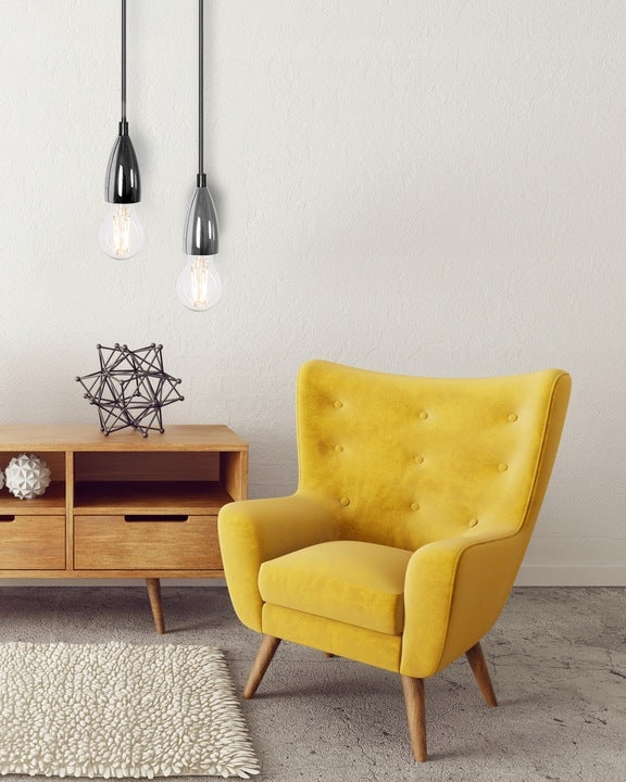 Lampa Sufitowa Wisząca Oprawka APP357-1CP Chrom  3