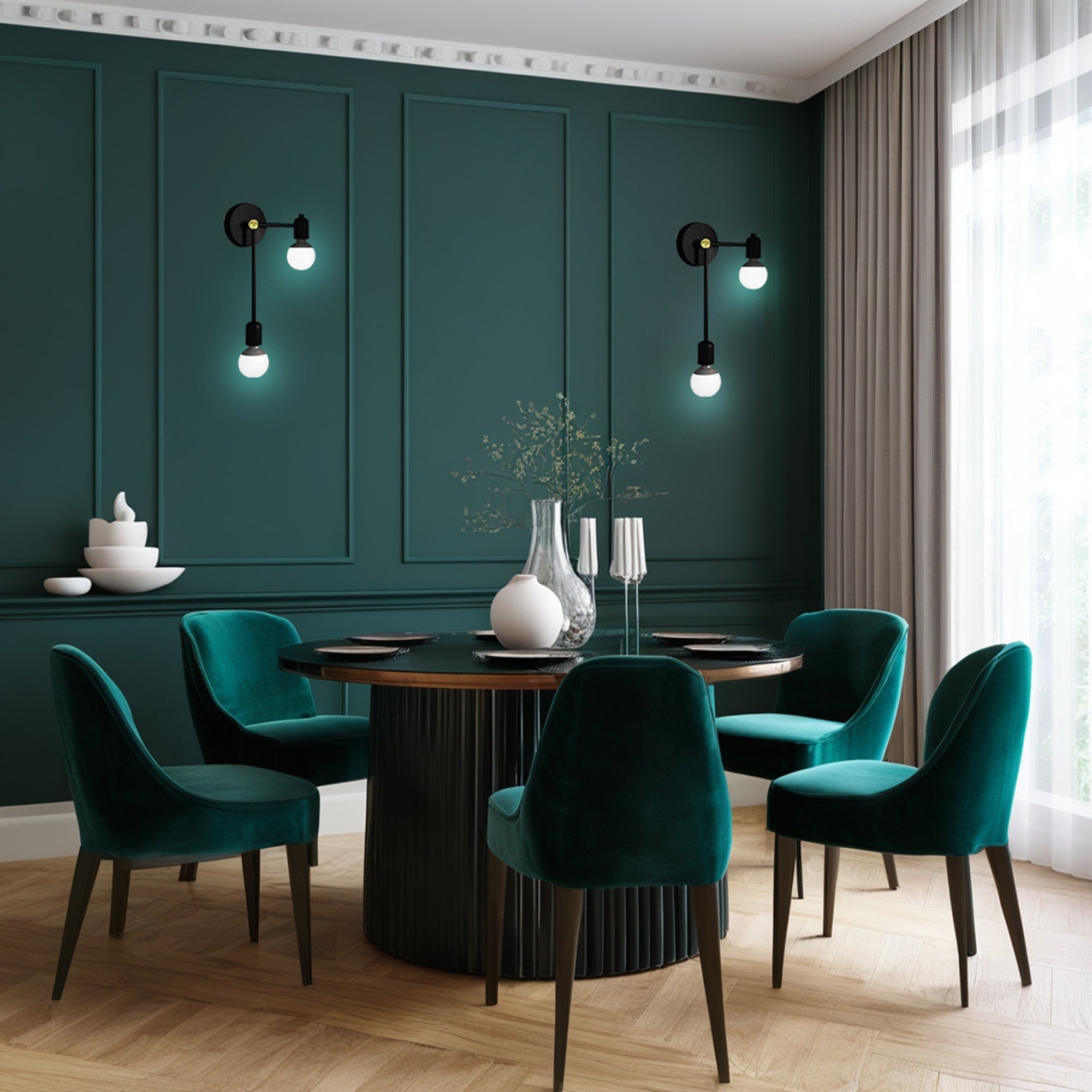 Kinkiet APP1707-2W Czarny  4