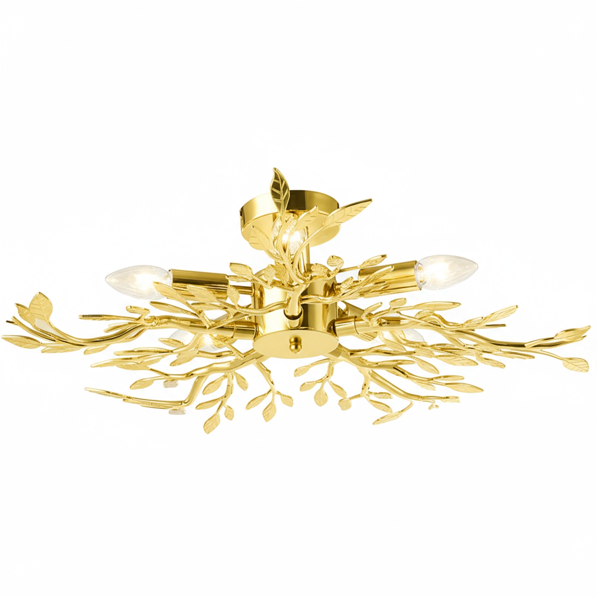 Lampa Sufitowa Ebt022-5c Złota  1