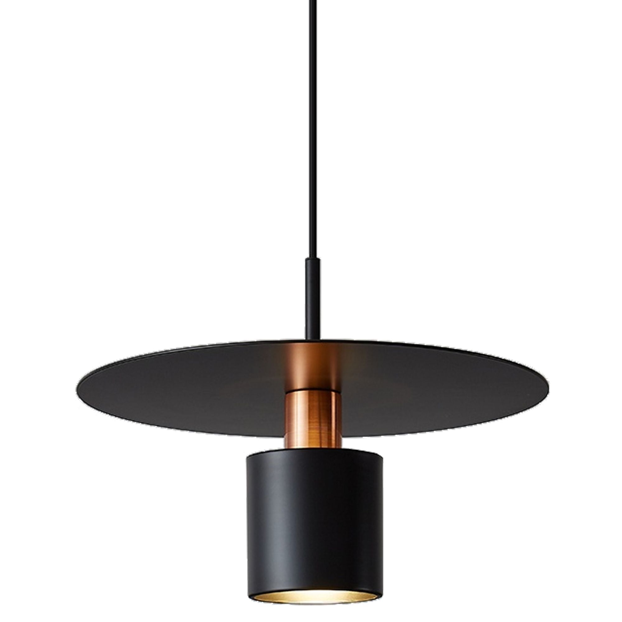 Lampa Wisząca APP1145-1CP Czarna Różowe Złoto  7