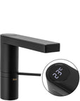 Bateria Umywalkowa REA AMAR LCD BLACK Czarna Niska