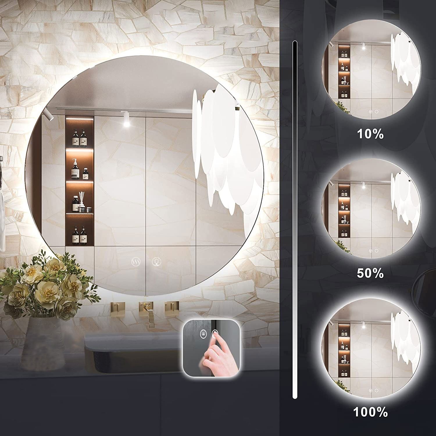 LUSTRO ŚCIENNE LED 90cm HZJ090  4