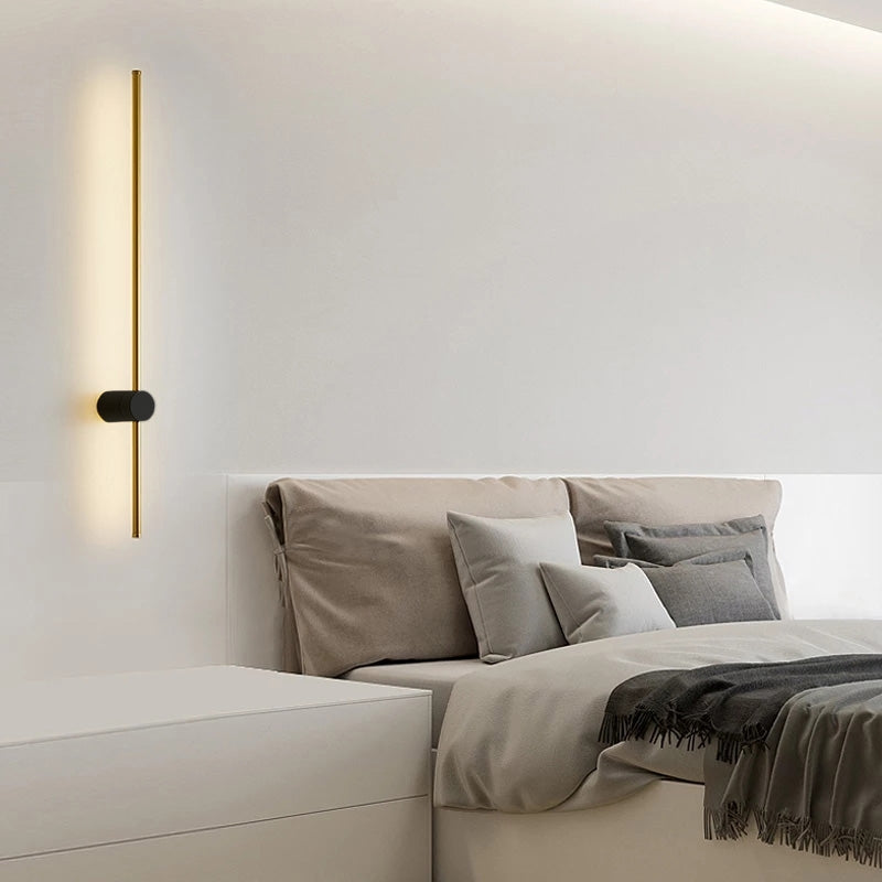 Kinkiet Ścienny Led Lhj062-w Czarno Złoty  2