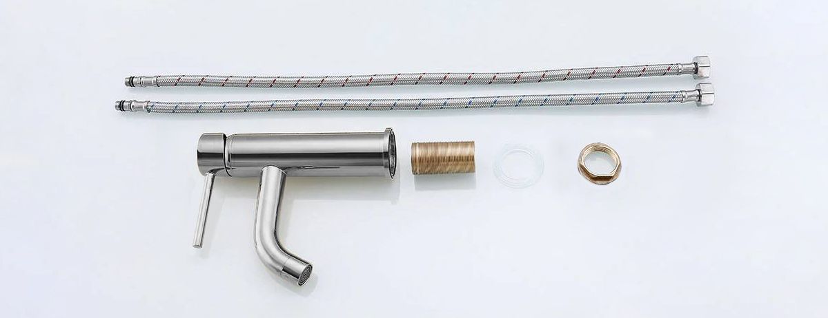 Bateria umywalkowa Rea Lungo Chrom Niska