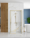 Kabina Prysznicowa Przyścienna Rapid Slide Brush Gold