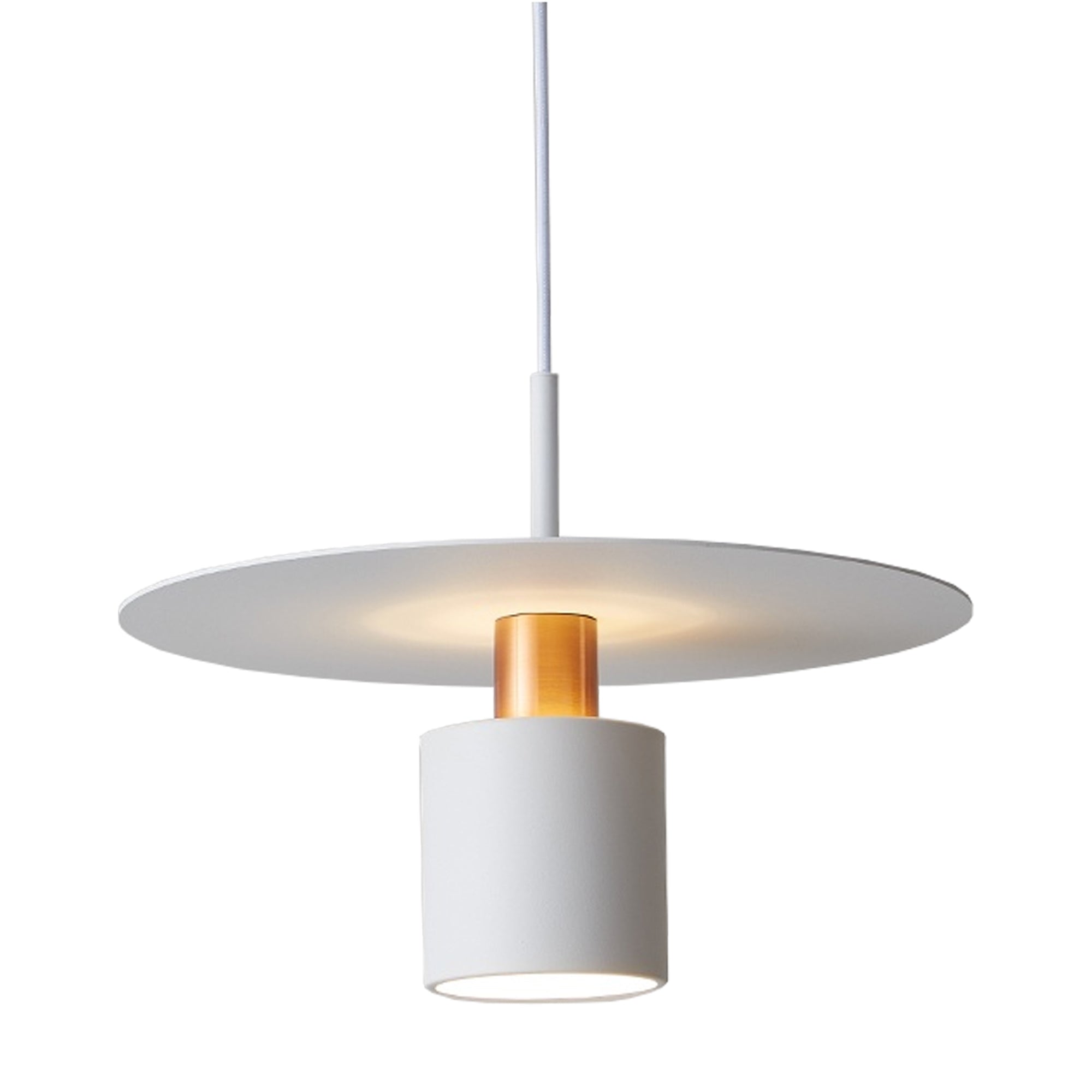 Lampa Wisząca APP1146-1CP Biało Różowe Złoto  2
