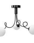 Lampa Sufitowa APP1154-3CP Czarna
