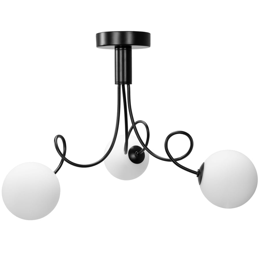 Lampa Sufitowa APP1154-3CP Czarna