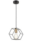 Lampa Wisząca APP1131-1CP Czarno złota  7