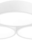 Lampa Plafon APP879-C Triple 3x40cm Biała