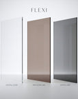 Kabina prysznicowa Walk-In Rea Flexi Grey / Chrome 90  8