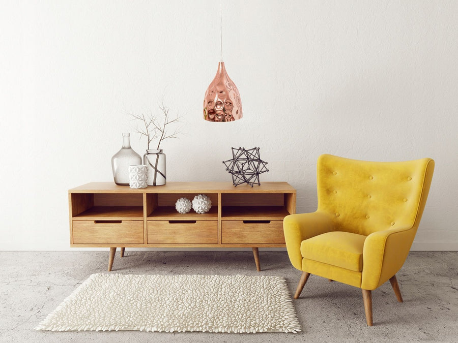 Lampa wisząca lustrzana  APP276-1CP Różowe Złota