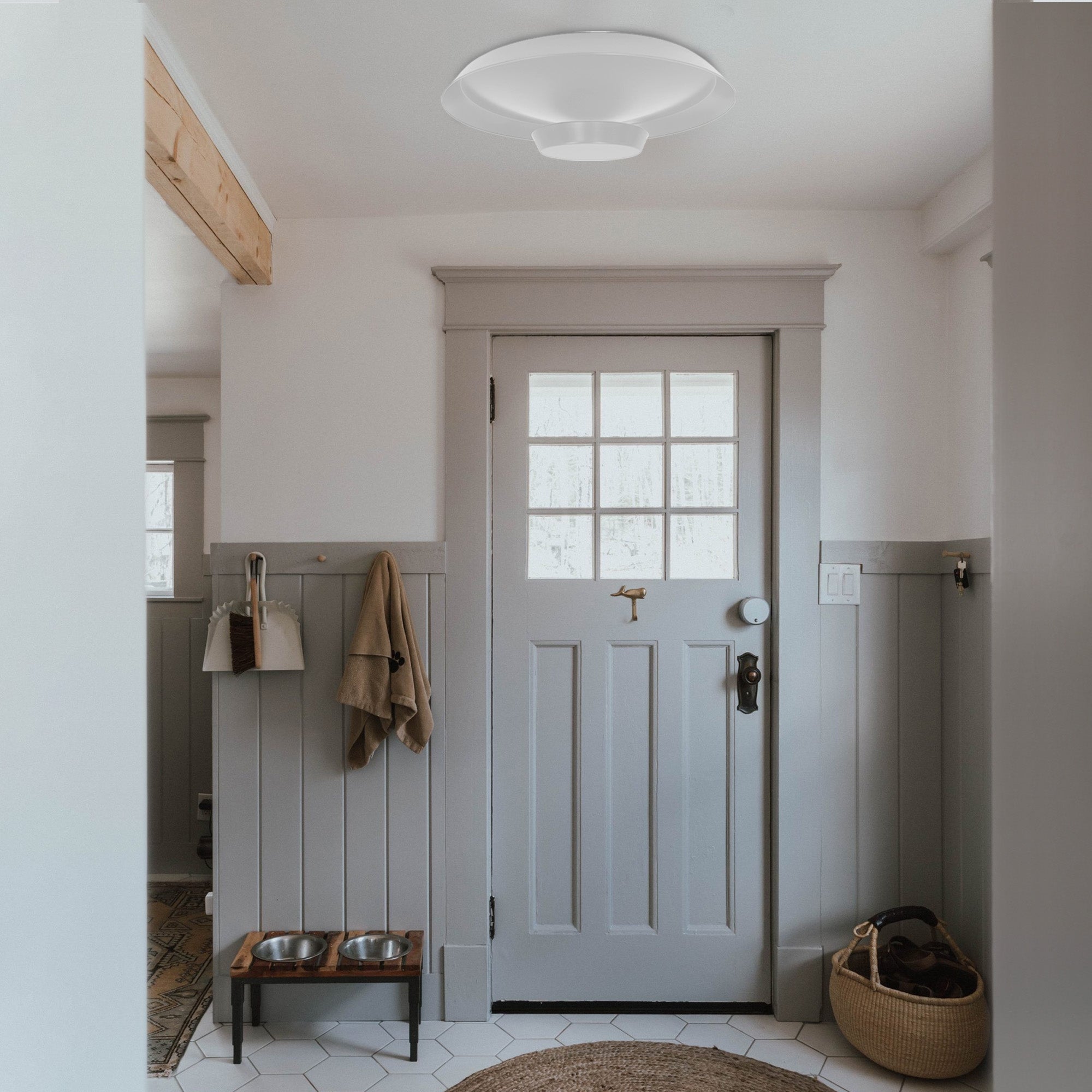 LAMPA SUFITOWA WISZĄCA LED WHITE APP1459  3