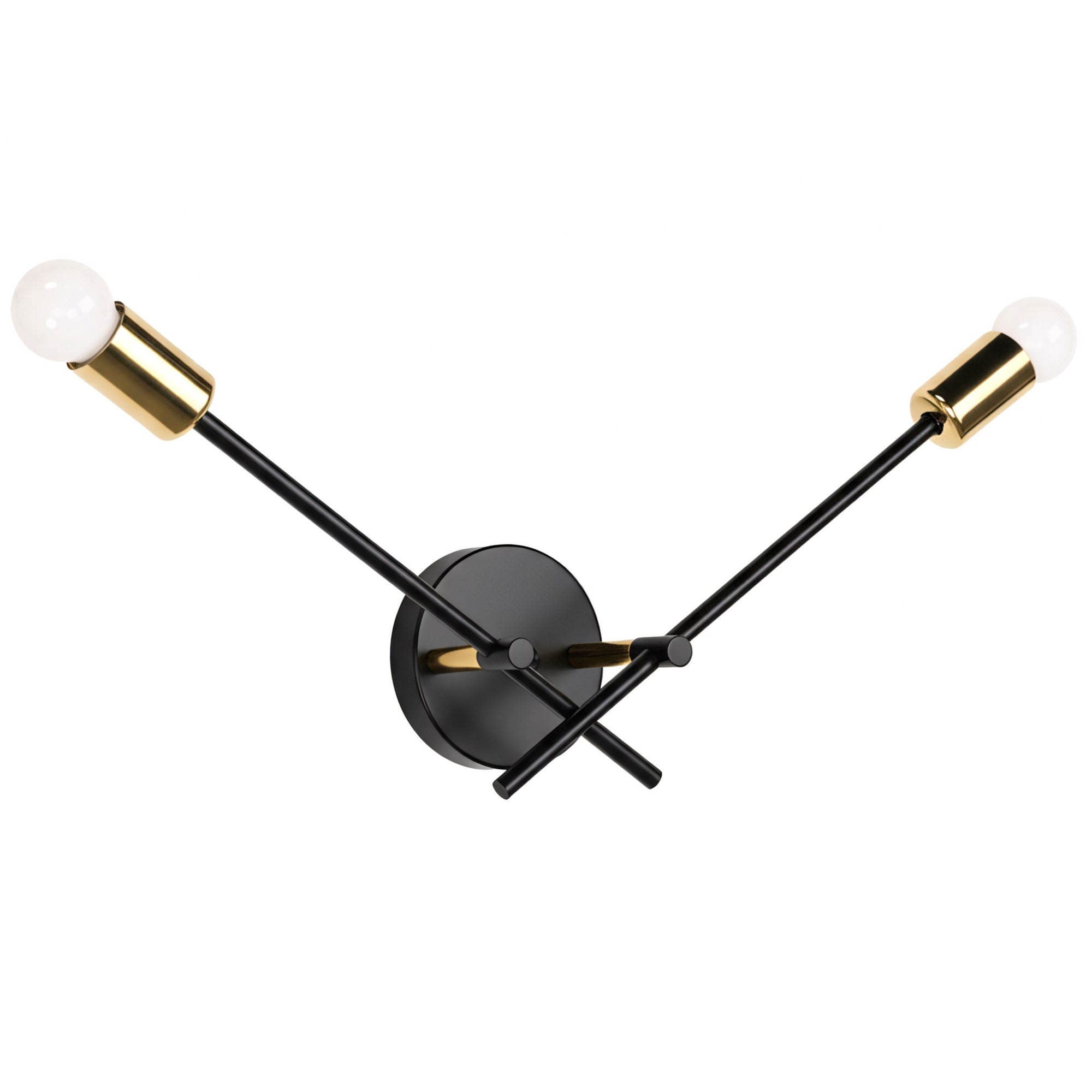 LAMPA ŚCIENNA KINKIET APP1119-2W Czarna  1