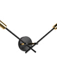 LAMPA ŚCIENNA KINKIET APP1119-2W Czarna  1