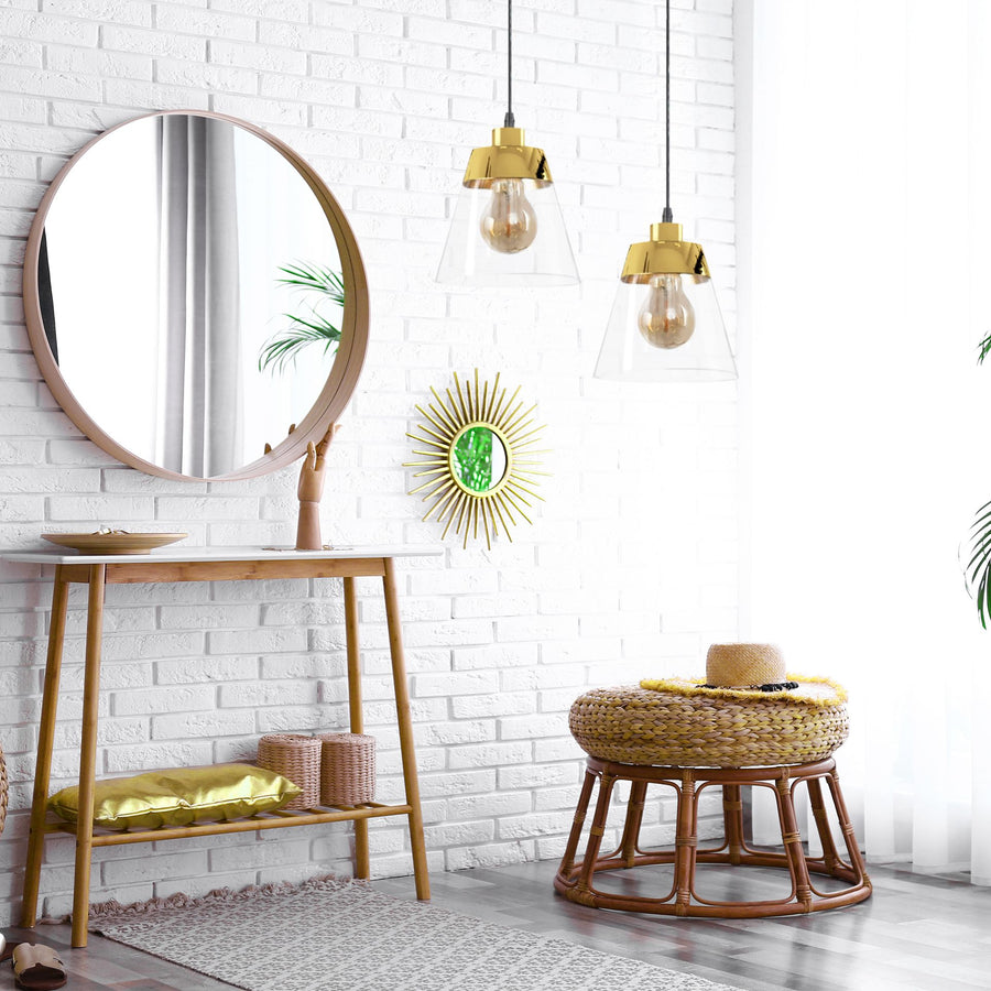 Lampa Wisząca APP895-1CP Złota
