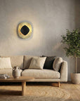 LAMPA ŚCIENNA KINKIET APP1270 CZARNA/ZŁOTA  13