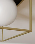 Lampa sufitowa plafon APP1166-1C Gold White