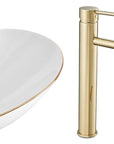 Zestaw Royal gold edge + bateria wysoka Lungo gold + korek uniwersalny złoty