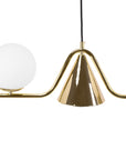 Lampa Sufitowa Wisząca Gold APP1662-5CP  3
