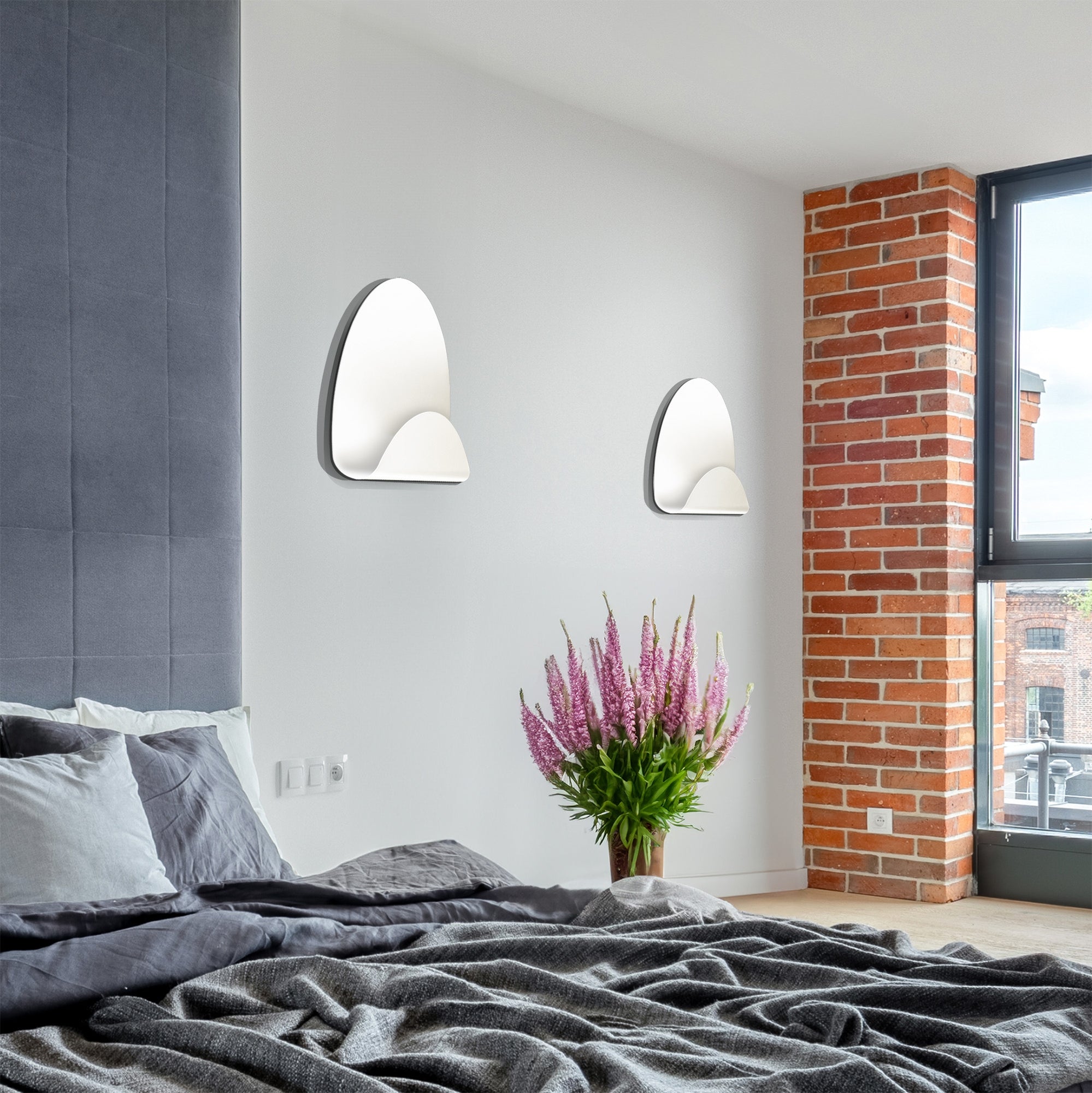 LAMPA ŚCIENNA KINKIET APP1428-W BIAŁA  4