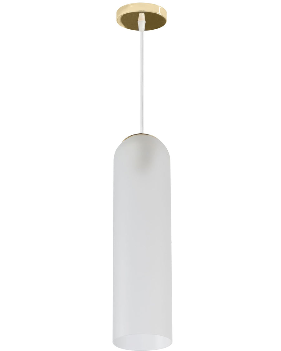Lampa Sufitowa Wisząca Szklana APP665-1CP Biała