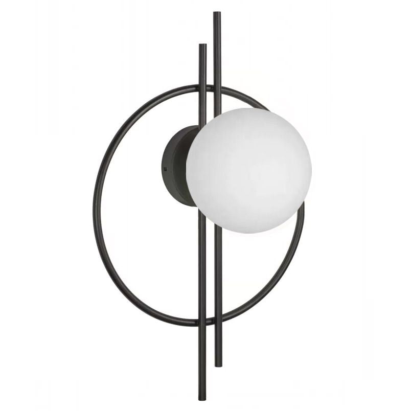 LAMPA ŚCIENNA KINKIET APP1435-W CZARNA