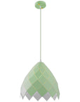Lampa Sufitowa Wisząca Metalowa APP339-1CP Zielona  6
