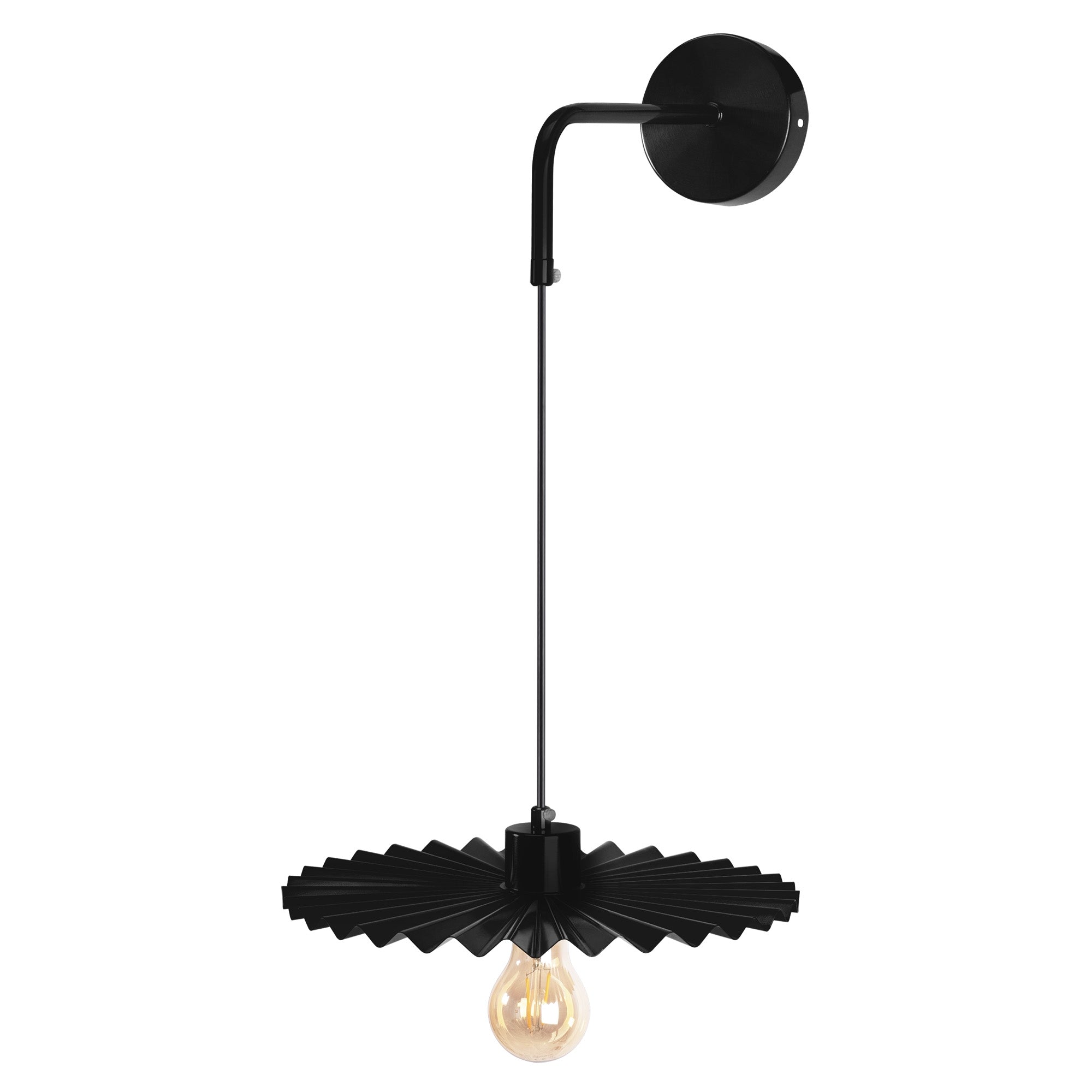 LAMPA ŚCIENNA KINKIET APP1355-1W Czarny 30 cm  4