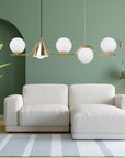 Lampa Sufitowa Wisząca Gold APP1662-5CP  4