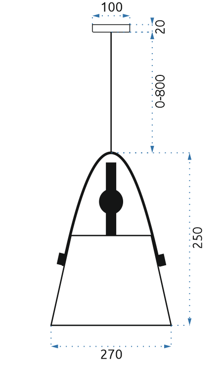 Lampa sufitowa BUFFO Biała
