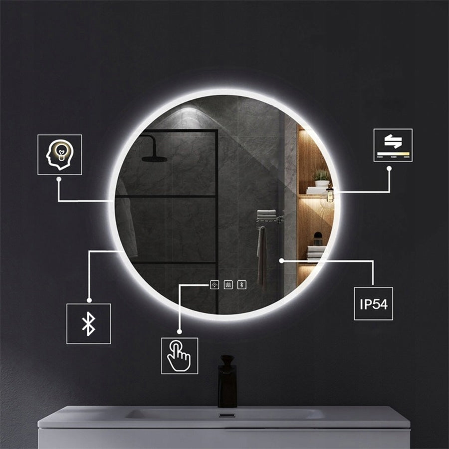 LUSTRO ŚCIENNE LED BLUETOOTH FFJ 60CM  5